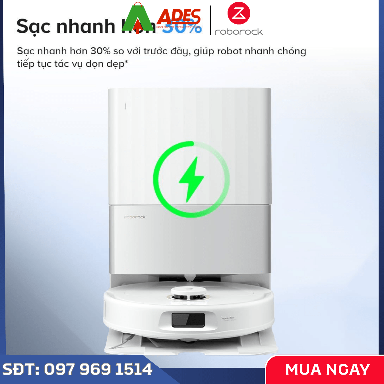 Robot Hút Bụi Lau Nhà Roborock Qrevo 5AE