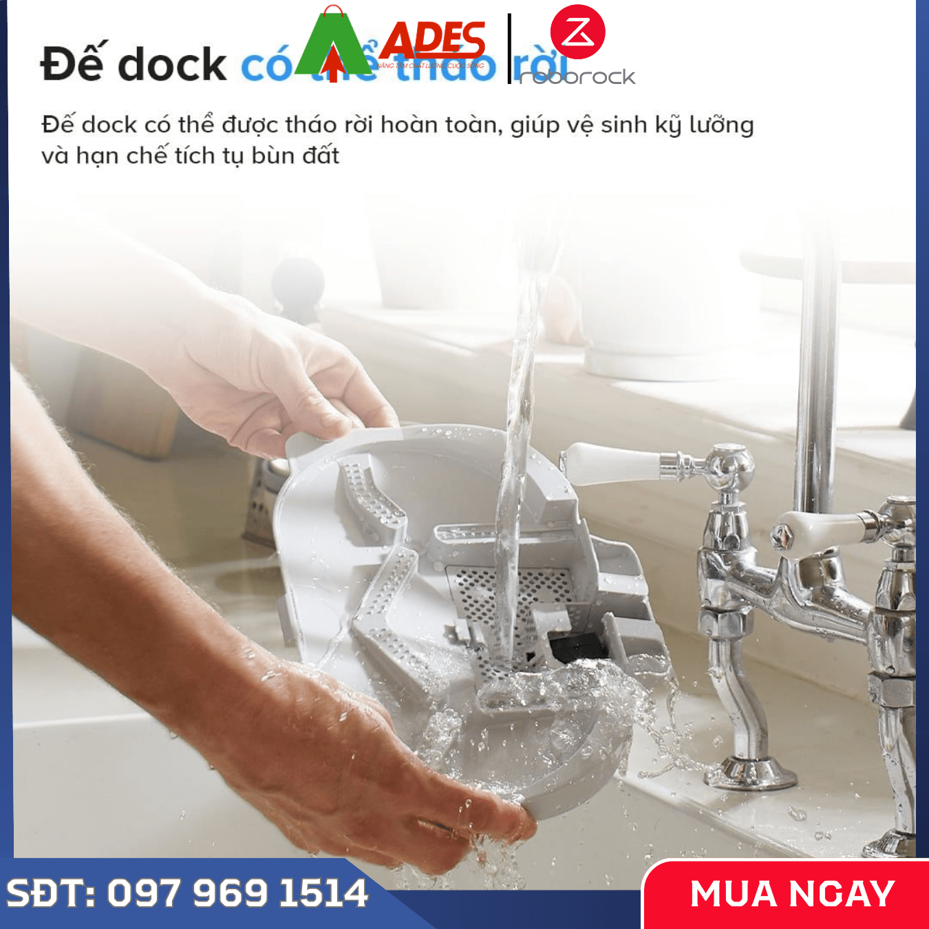 Robot Hút Bụi Lau Nhà Roborock Qrevo 5AE