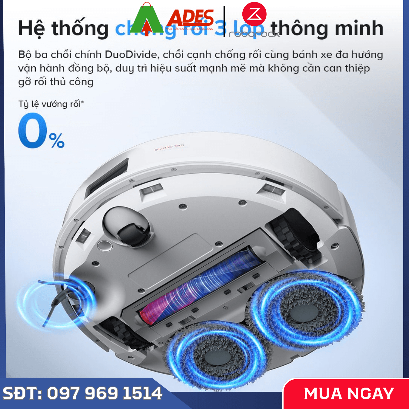 Robot Hút Bụi Lau Nhà Roborock Qrevo 5AE