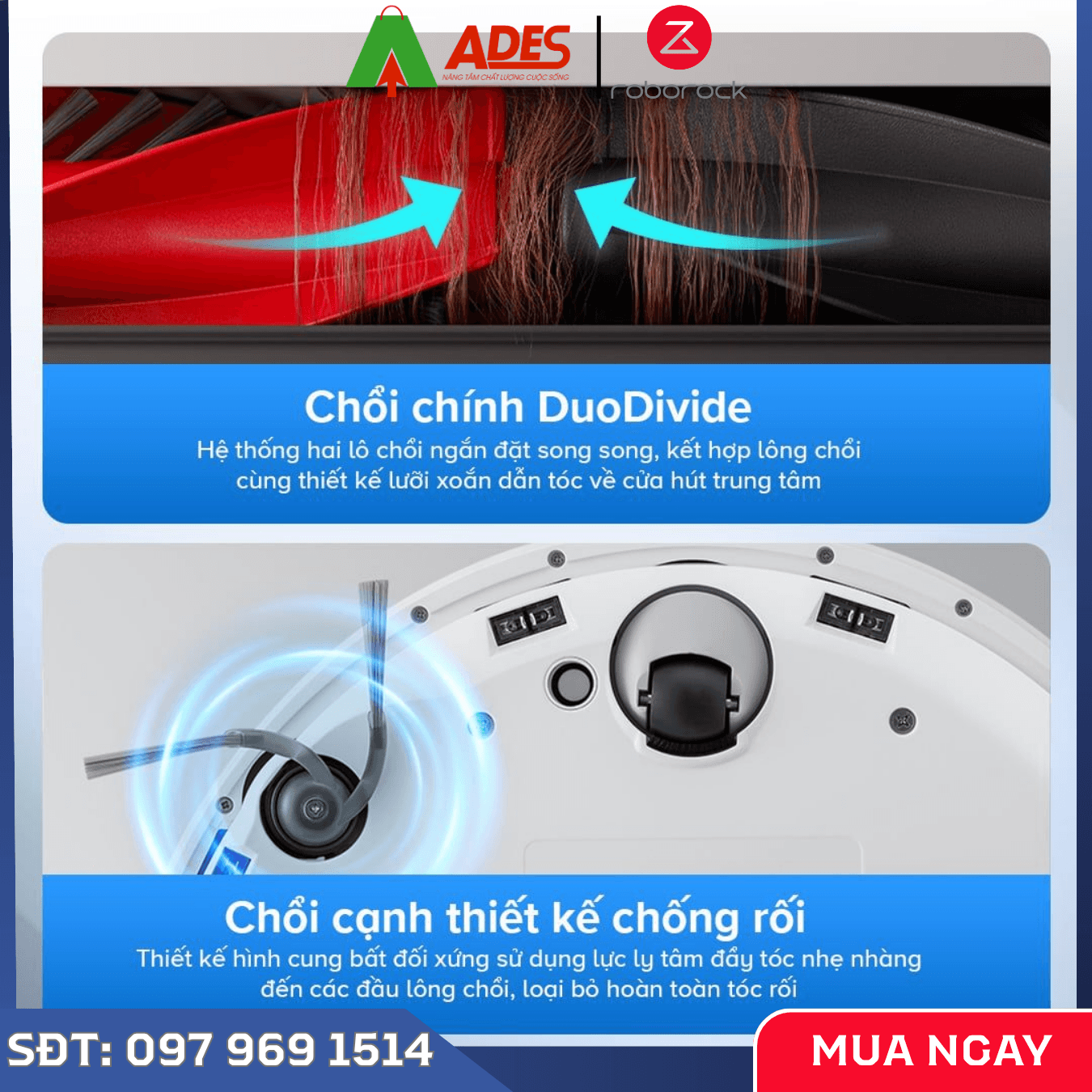 Robot Hút Bụi Lau Nhà Roborock Qrevo 5AE