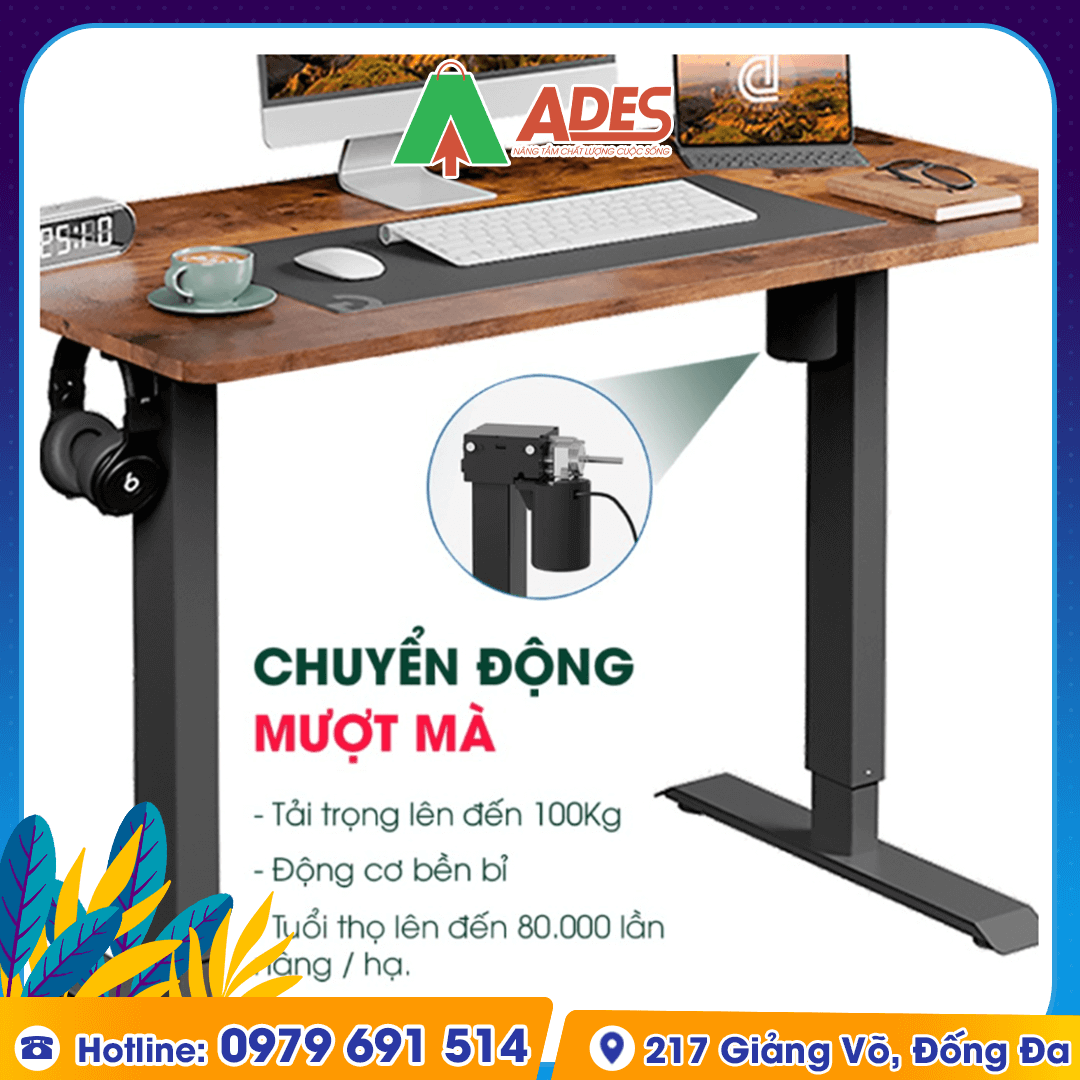 Ban nang ha Hilock Smart Desk V2