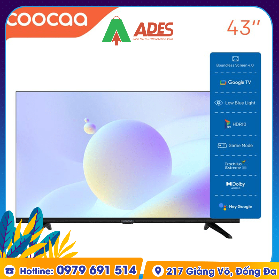 Smart TV Coocaa HD 43 inch 43Z72