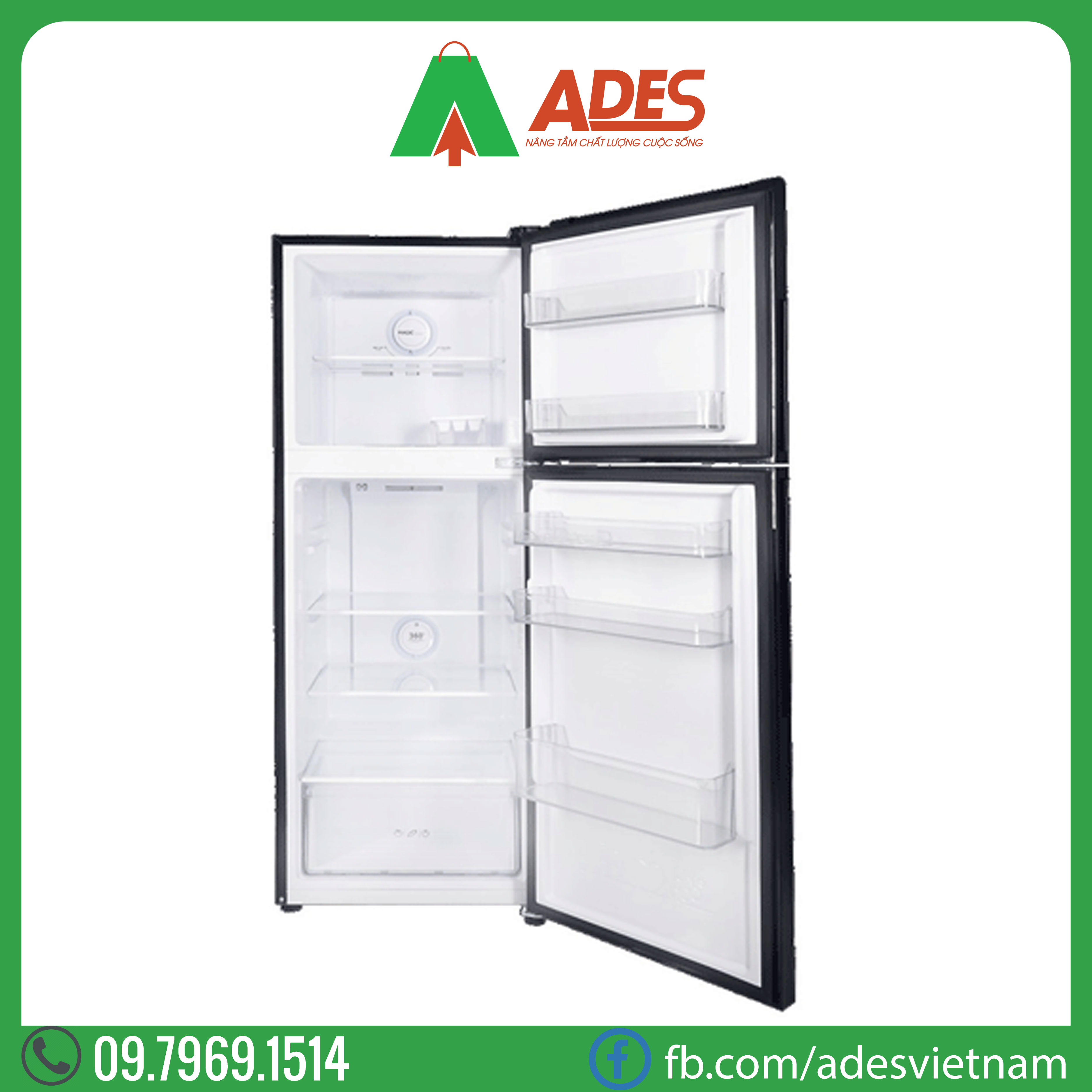 tu lanh aqua inveter 235 lit aqr-t249ma (sv) | chinh hang, gia re