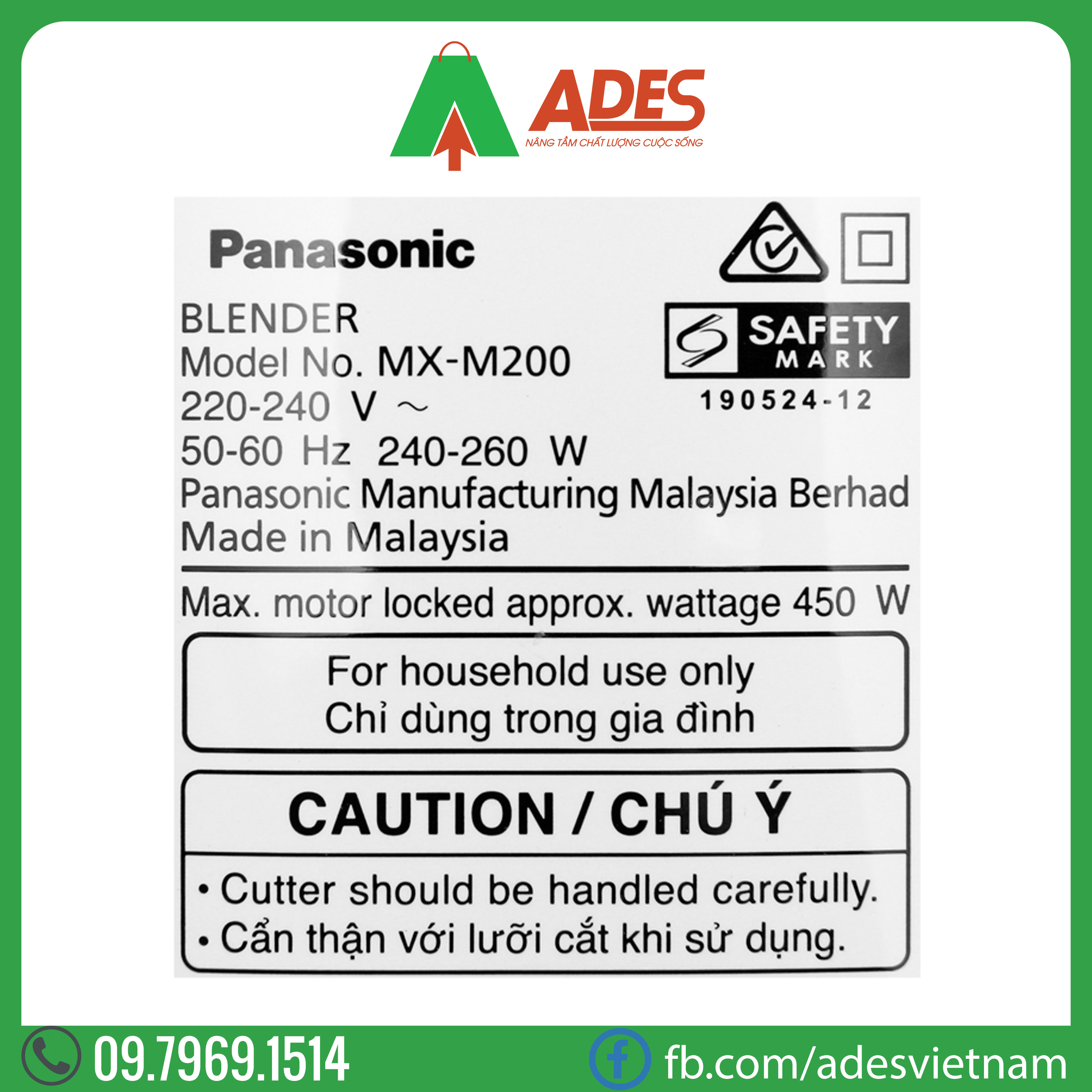 May Xay Sinh To Panasonic MX-GX1511WRA | Dien may Ades