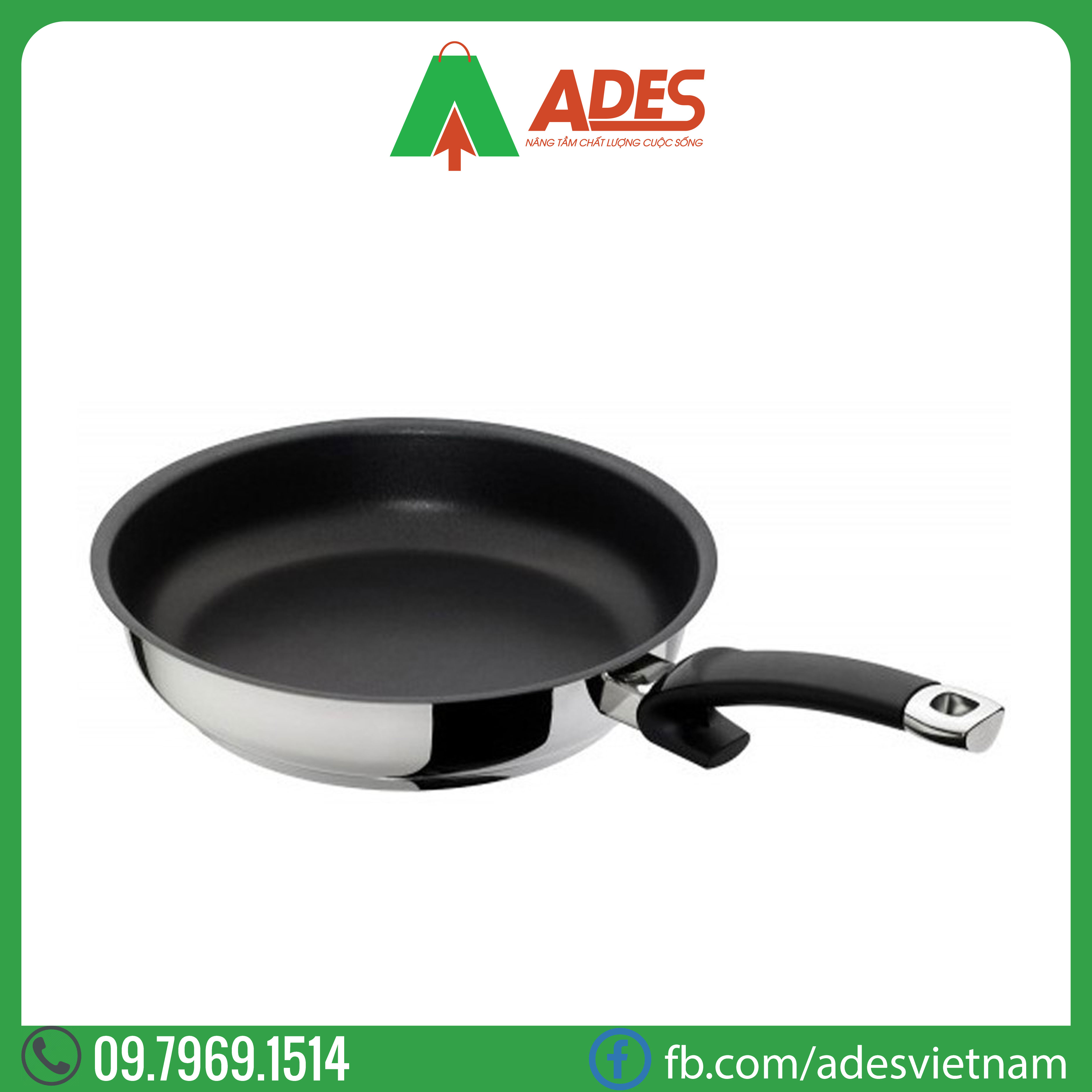 Chao Fissler Steelex cao cap 24cm | Dien may Ades