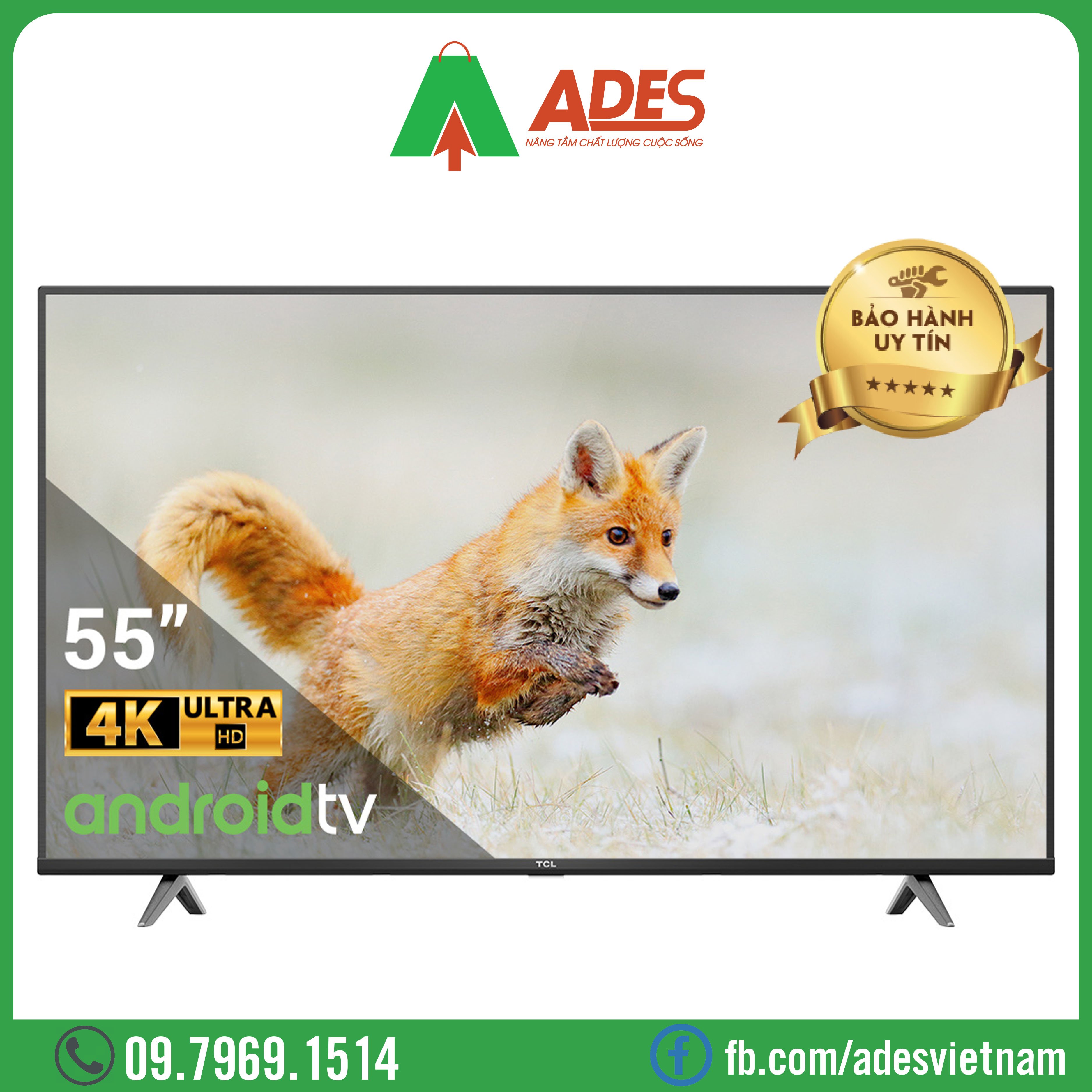 Android TiVi 4K TCL 55 Inch 55P618
