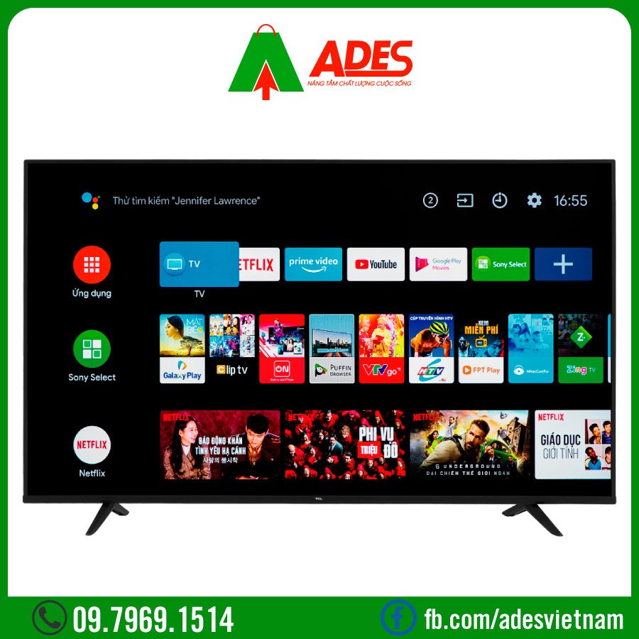 Android TiVi 4K TCL 65 Inch 65P615