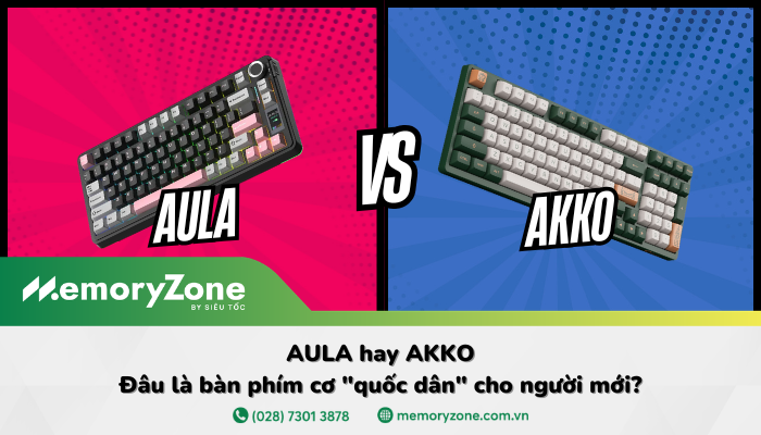 AULA hay AKKO: Đâu là bàn phím cơ quốc dân cho người mới?