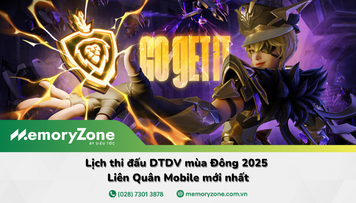 Lịch thi đấu DTDV mùa Đông 2025 Liên Quân Mobile mới nhất