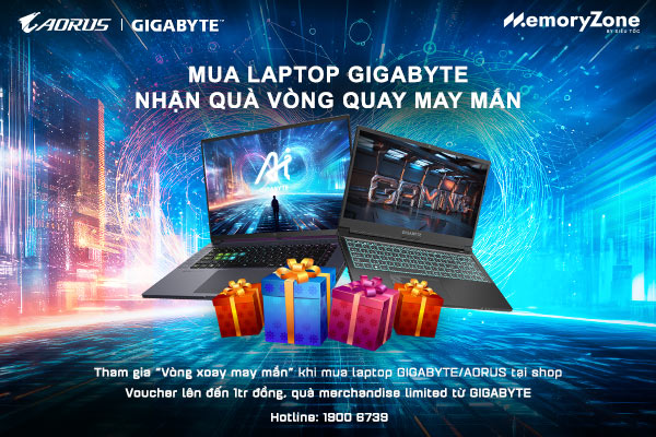 NHẬN NGAY QUÀ TẶNG GIGABYTE