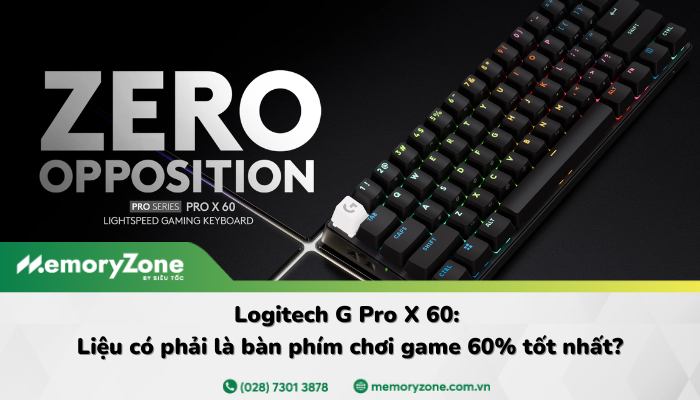 Logitech G Pro X 60: Liệu có phải là bàn phím chơi game 60% tốt nhất?