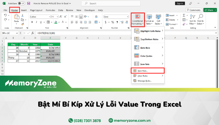 Bật mí bí kíp xử lý lỗi Value trong Excel - Nhanh chóng, hiệu quả