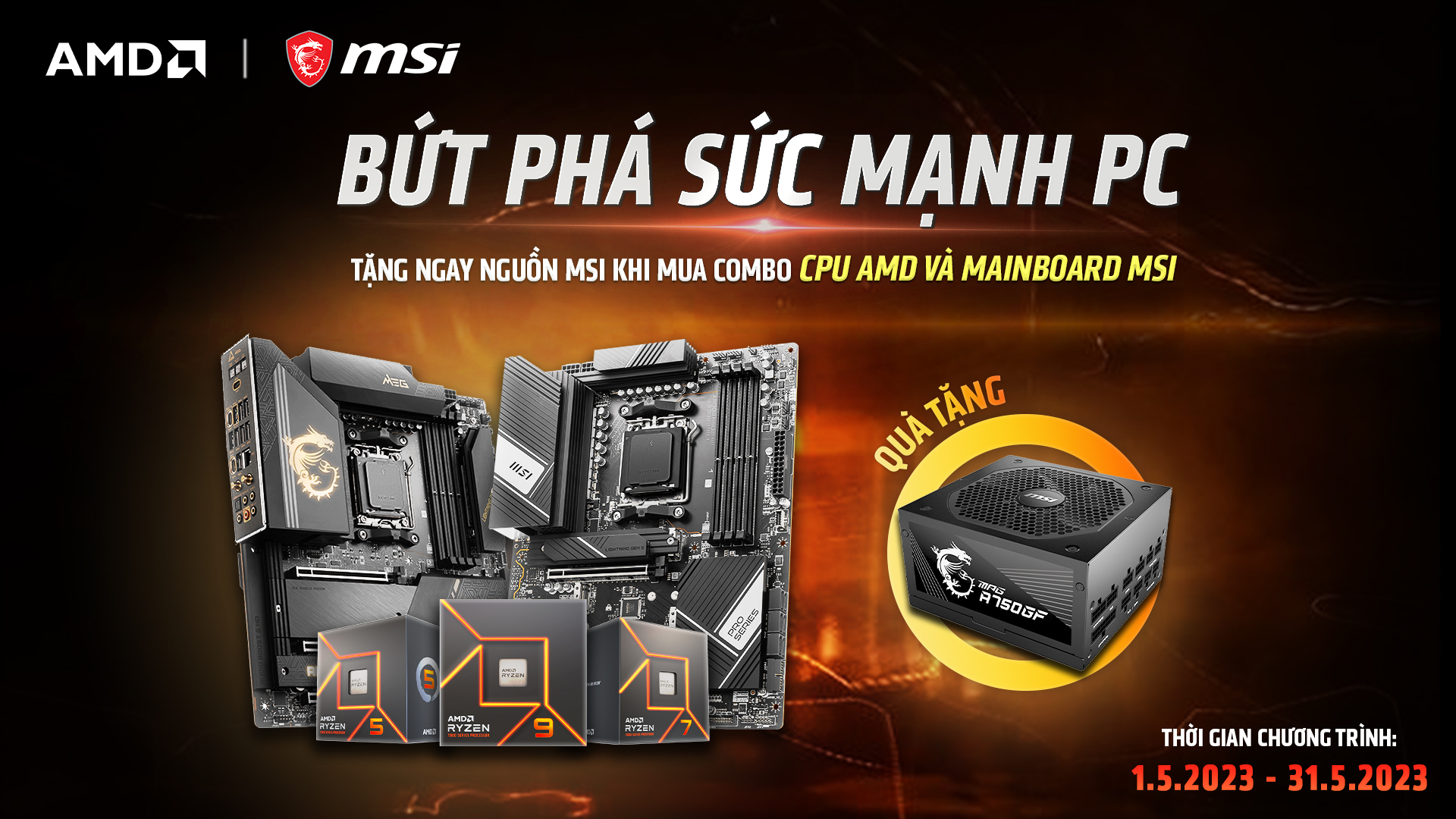 CTKM Bứt Phá Sức Mạnh PC