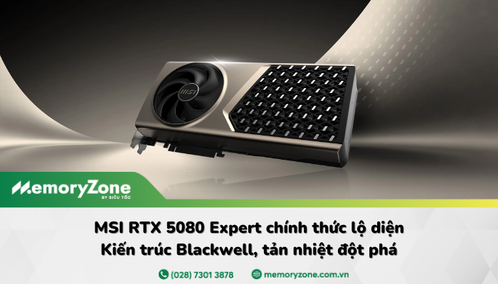 MSI RTX 5080 EXPERT chính thức ra mắt: Lột xác từ thiết kế đến hiệu năng