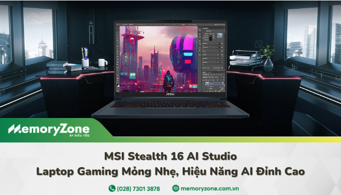 MSI Stealth 16 AI Studio: 