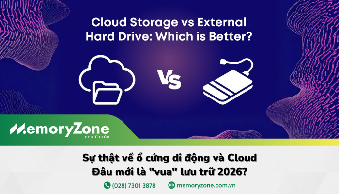 Sự thật về ổ cứng di động và Cloud: Đâu mới là 