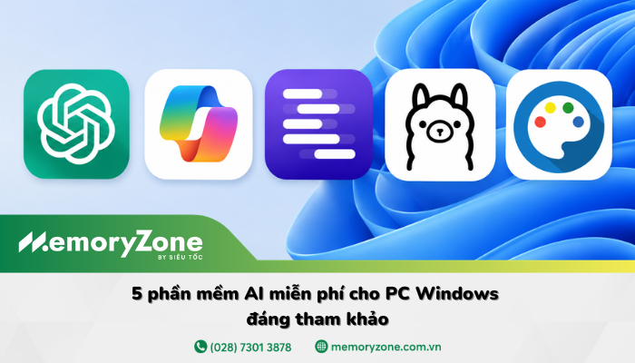 Gợi ý 5 phần mềm AI miễn phí cho PC Windows năm 2026