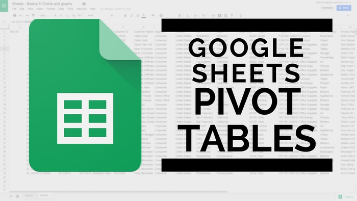 pivot table trên google sheet
