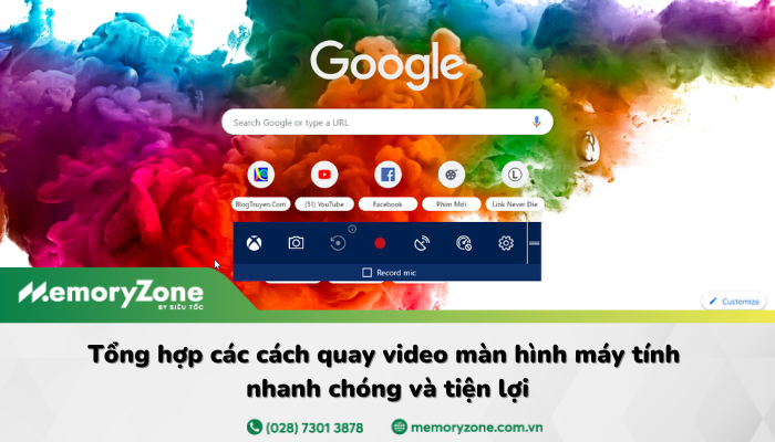 Hướng dẫn quay video màn hình trên máy tính đơn giản và chất lượng cao