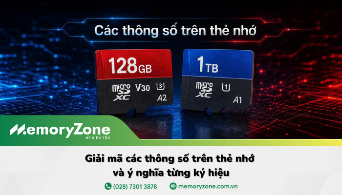 Các thông số trên thẻ nhớ là gì? Giải mã toàn bộ ký hiệu cần biết