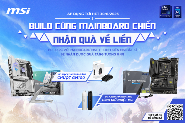 [CTKM] BUILD CÙNG MAINBOARD CHIẾN - NHẬN QUÀ VỀ LIỀN !