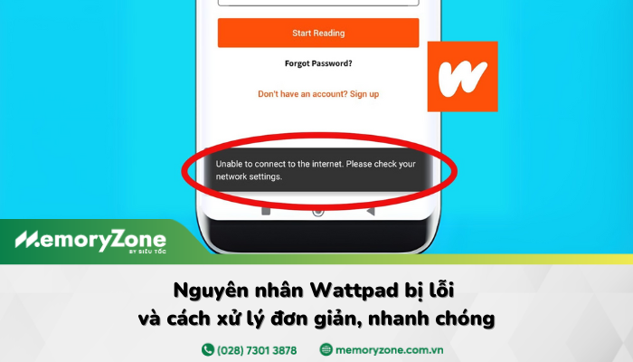 Wattpad bị lỗi