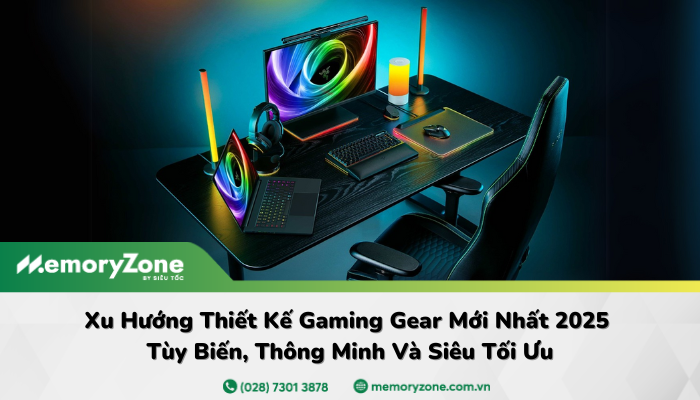 Xu Hướng Thiết Kế Gaming Gear Mới Nhất 2025: Tùy Biến, Thông Minh Và Siêu Tối Ưu