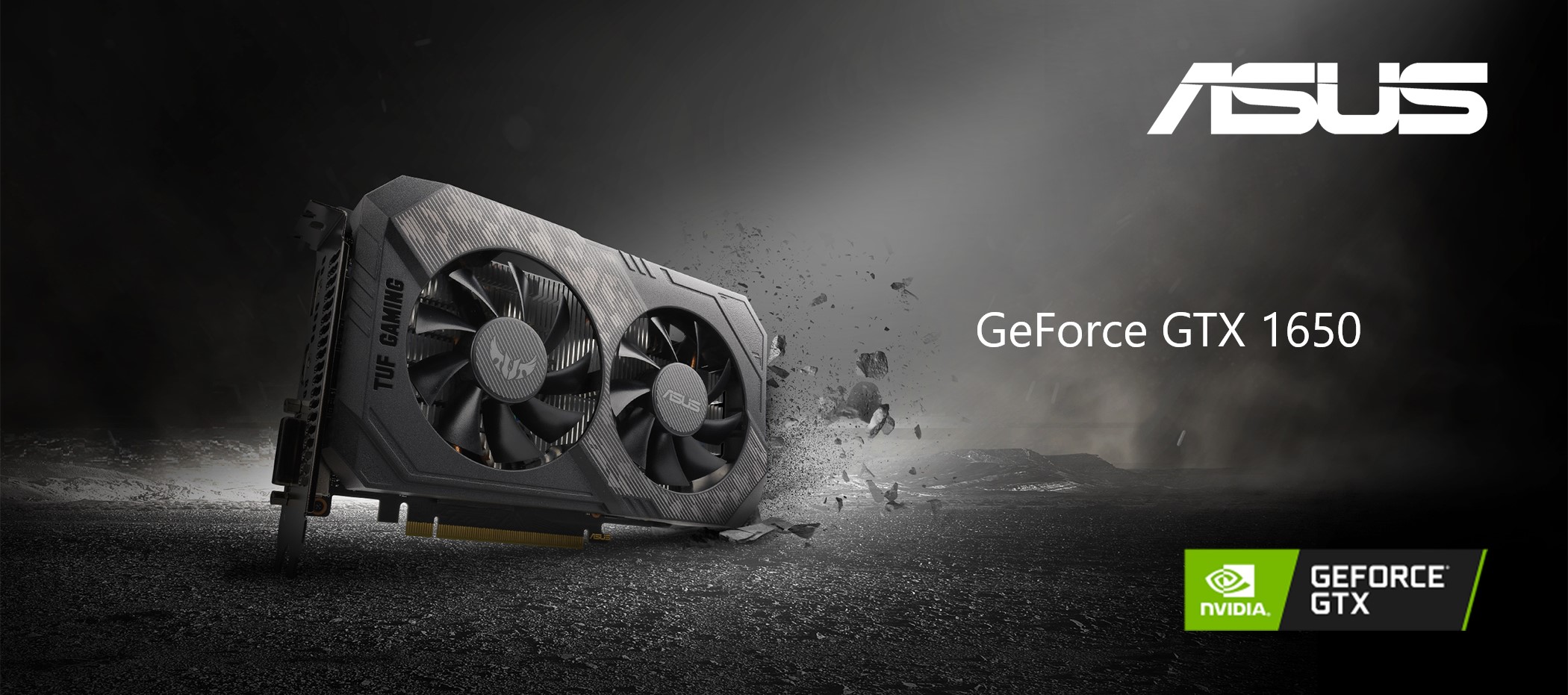 VGA Asus TUF Gaming GeForce GTX 1650 4GB GDDR6 TUF-GTX1650-4GD6-GAMING