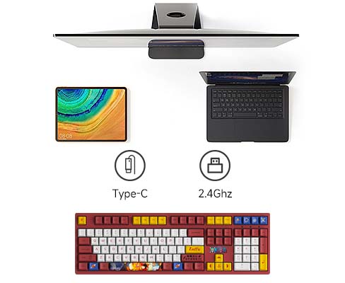 Bàn phím Cơ AKKO 3108 RF One Piece - Luffy (AKKO switch v3 - Cream Yellow) bảo hành chính hãng 12 tháng 15 akko 3108 rf one piece luffy 04