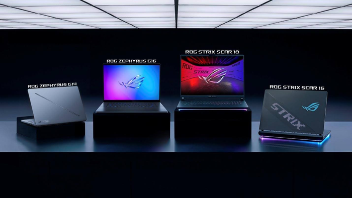 dải laptop gaming ROG của ASUS