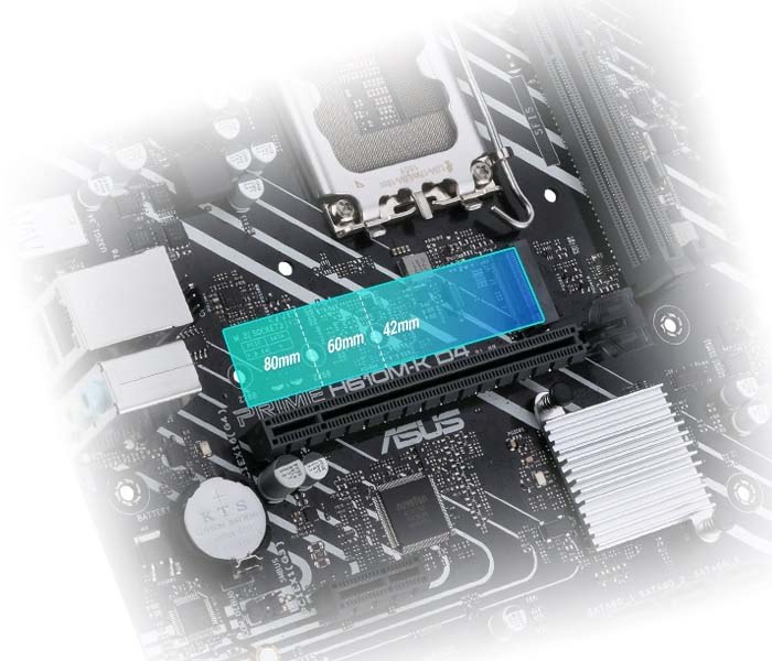Mainboard Asus H610M-K Prime DDR4 5 asus prime h610m k d4 4