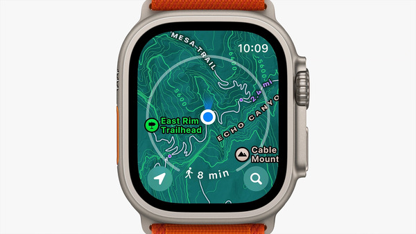 Bản đồ trên WatchOS 10 được cải tiến
