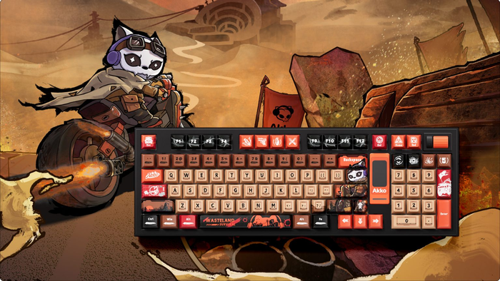 Bàn phím cơ hotswap giá tốt AKKO 5098B Wasteland Survival