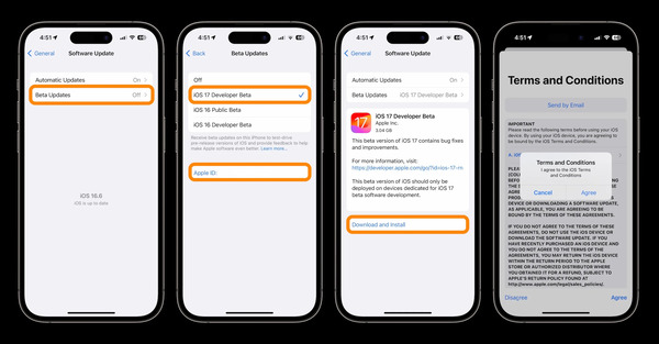 Cách cài đặt iOS 17 Beta