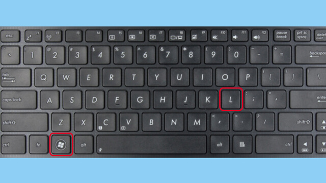 Cách tắt máy tính tạm thời bằng Windows + L
