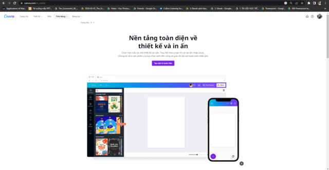 Người dùng có thể in các thiết kế của mình với Canva Print