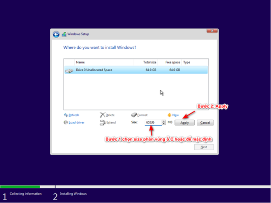 các bước cài đặt hệ điều hành win 11
