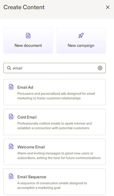 Chọn tạo Email