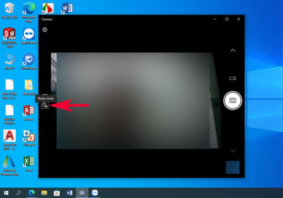 Chọn vào Photo timer