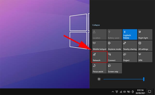Chọn Wifi và kết nối vào mạng Wifi gần nhất