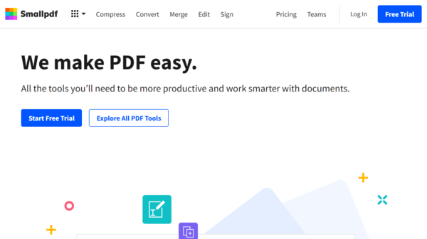 Chuyển đổi PDF với SmallPDF