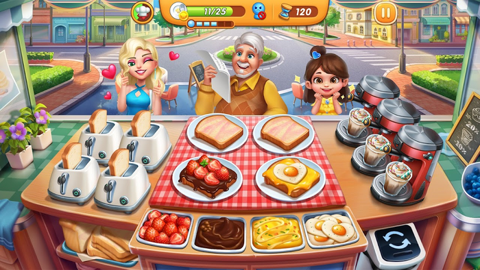game nấu ăn mới nhất