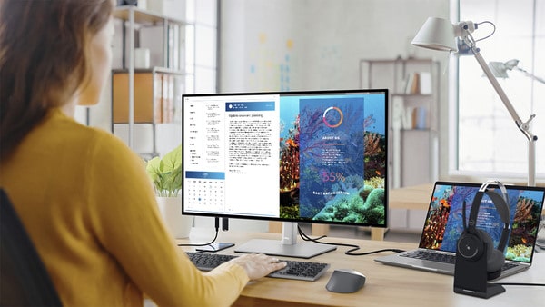 Dell U2723QE mang đến màu sắc hình ảnh chi tiết, đầy chân thực