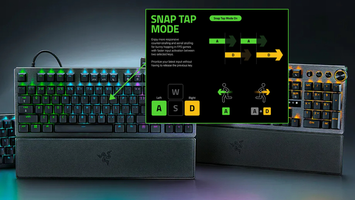 Điều chỉnh với Snap Tap Mode