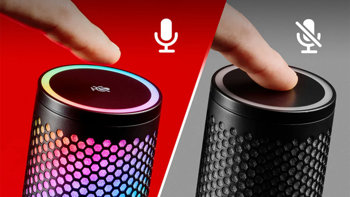 Điều khiển cảm ứng trên Quadcast 2 S