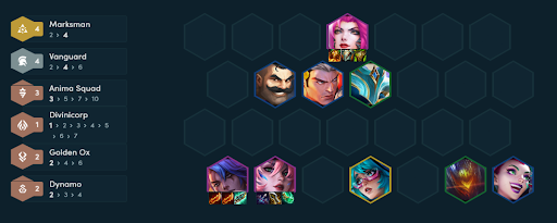 Đội hình Aphelios Xạ