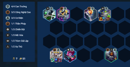 Đội hình Morgana Can Trường