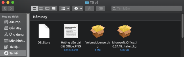 Giải nén các tệp có trong file