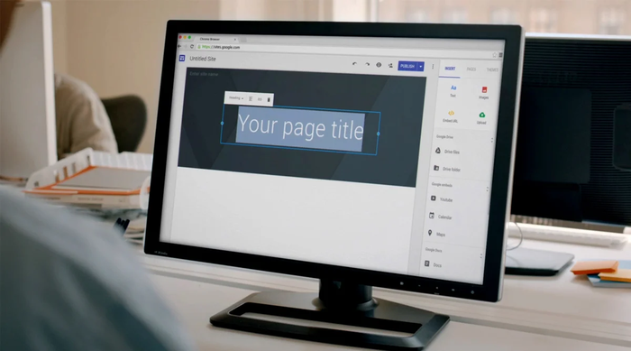 Google Sites, công cụ thuộc hệ sinh thái của Google