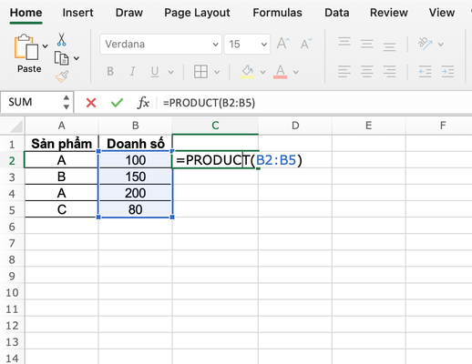 các hàm trong excel